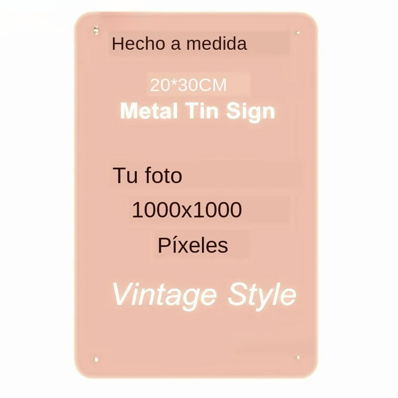 Home Bar Signs - Kişiselleştirilmiş 20×30cm Vintage Tarzı Metal Tabela,