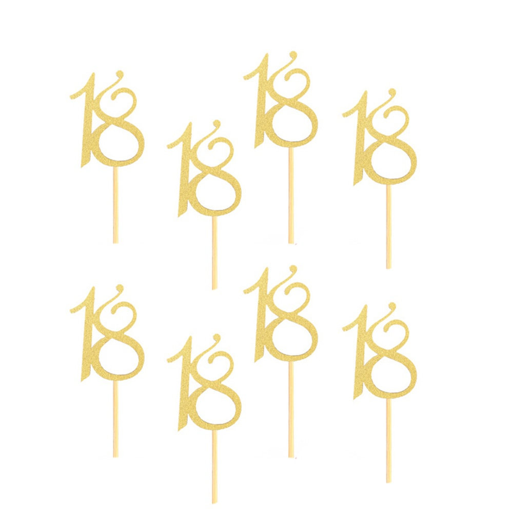Ice Pick Pick - 48 Adet 18. Doğum Günü Pastası