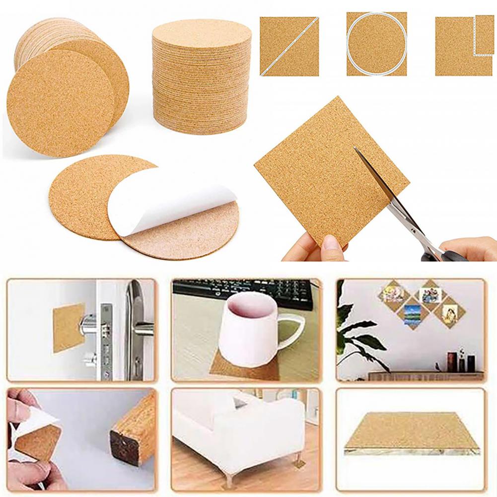 Home Bar Supplies - 10 adet mantar bardak altlıkları kare