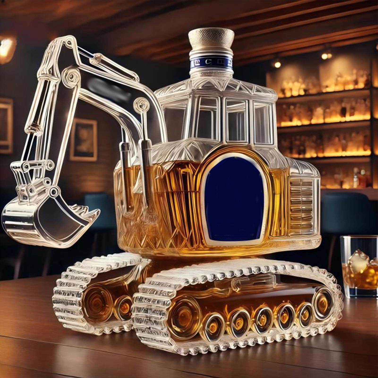 Home Bar Supplies - Ağır Hizmet Tipi Ekskavatör Viski Sürahisi,
