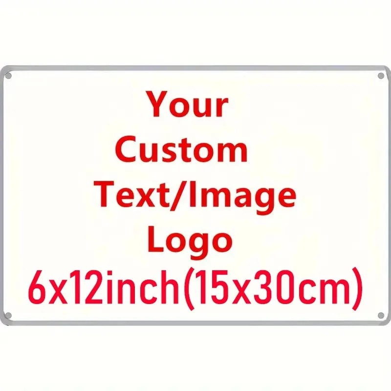Home Bar Signs - [2D Düz] 6×12 İnç 15×30cm Kişiselleştirilmiş