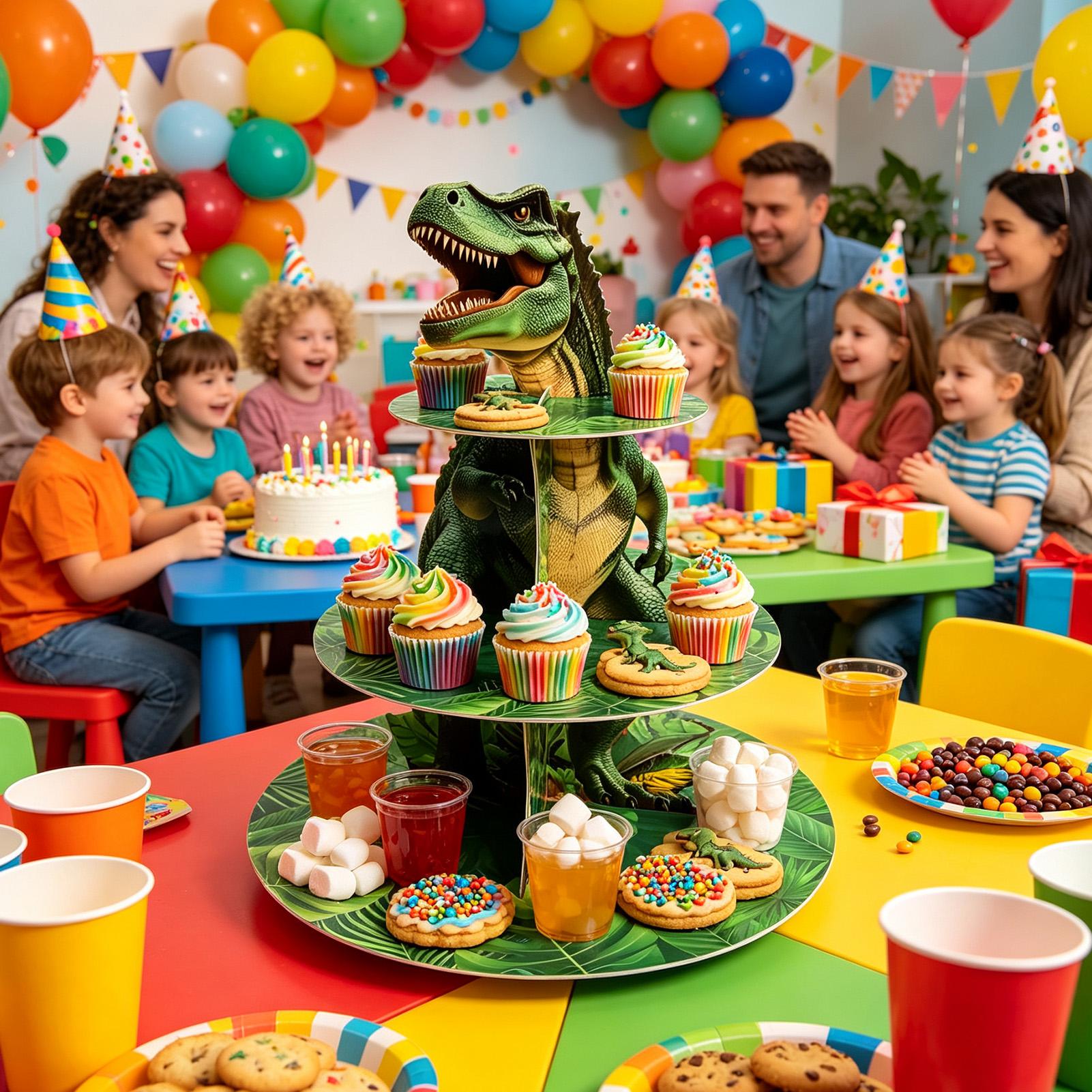 3 Katlı Dinozor Şeklinde Kek S - Home Bar Stand incelemesi ve fiyatı