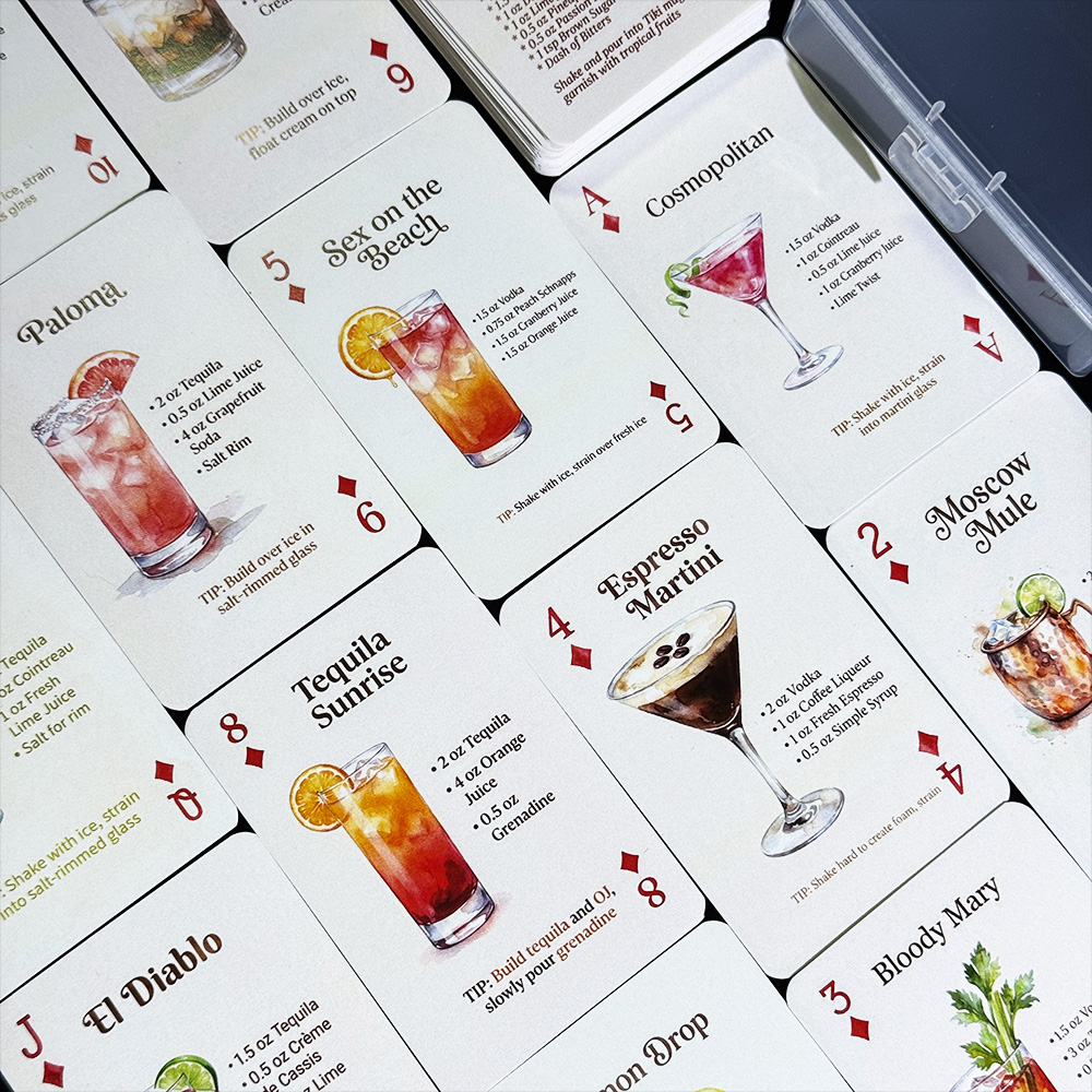 54 Kartlı Orijinal Kokteyl Tar - Cocktail Recipe Book incelemesi ve fiyatı