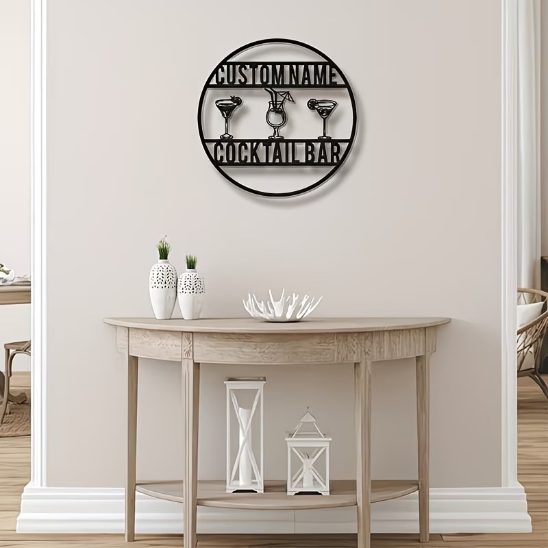 Özel İsimli Kokteyl Bar Tabela - Home Bar Signs incelemesi ve fiyatı