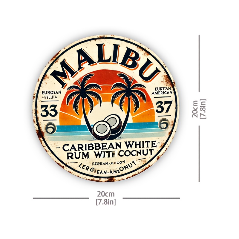 Vintage Malibu Rum Hindistan C - Home Bar Accessories incelemesi ve fiyatı