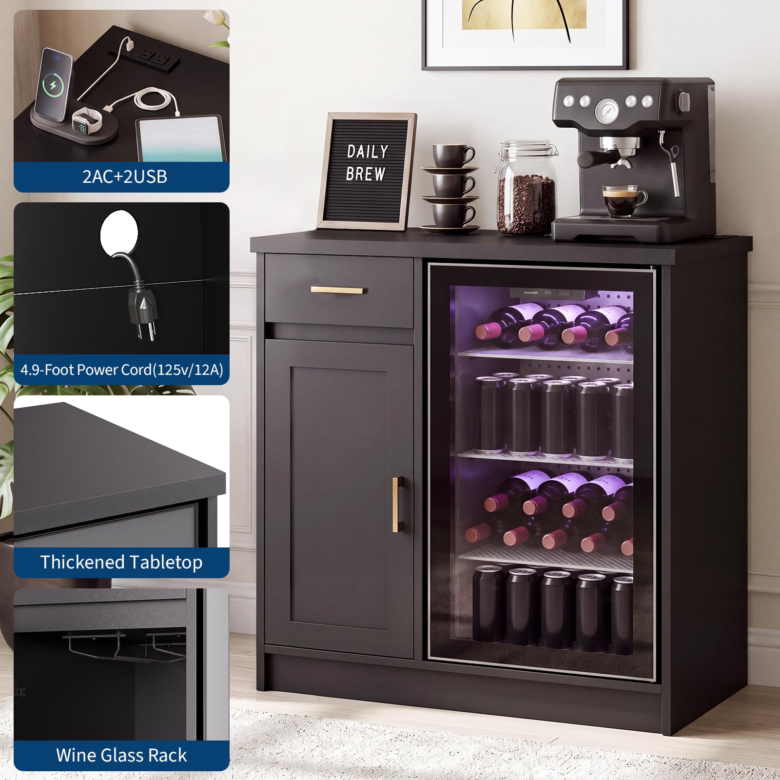 42 inç Çiftlik Evi Tarzı Şarap - Home Bar And Fridge incelemesi ve fiyatı