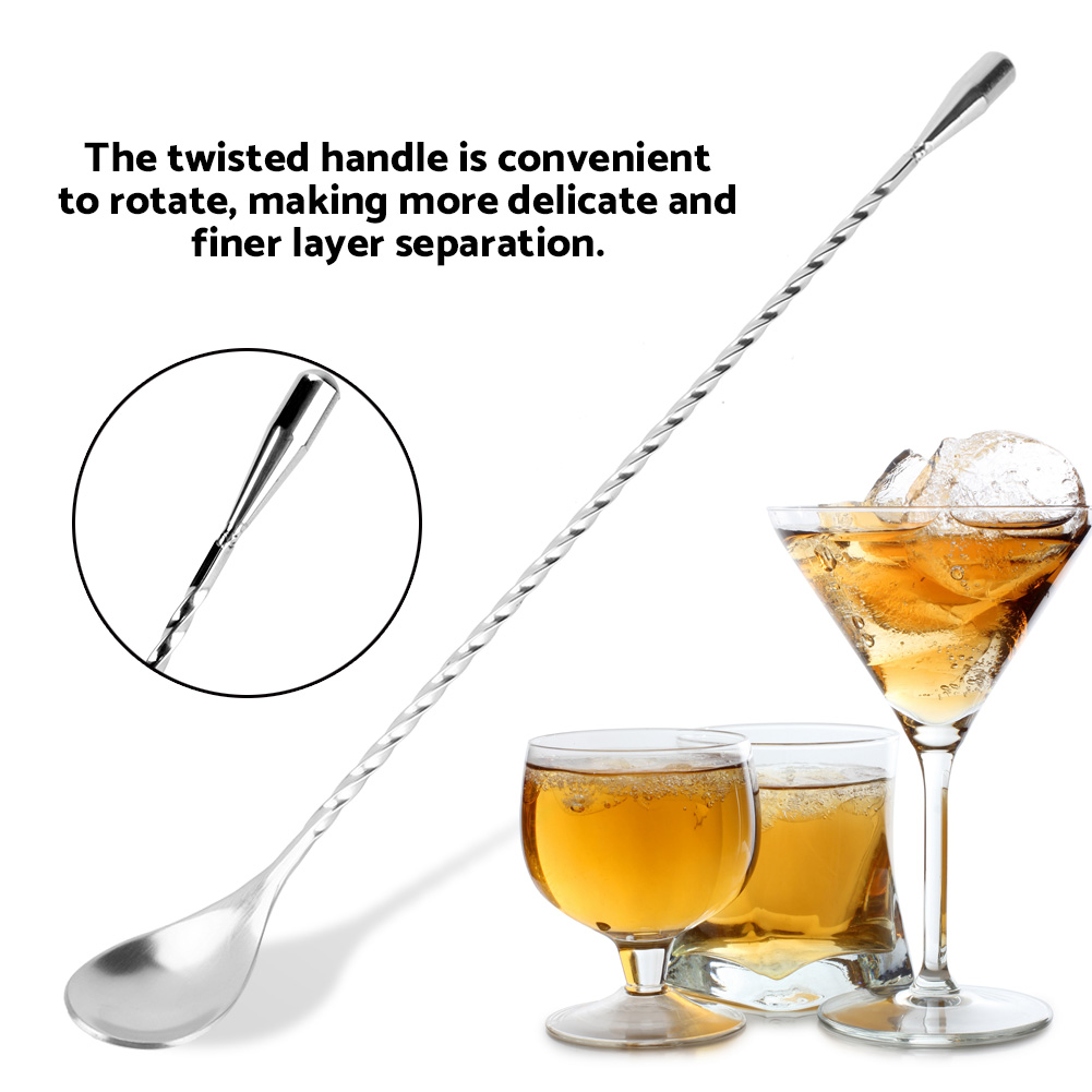 Paslanmaz Çelik Bar Şarap Kokt - Bar Spoon Twisted incelemesi ve fiyatı