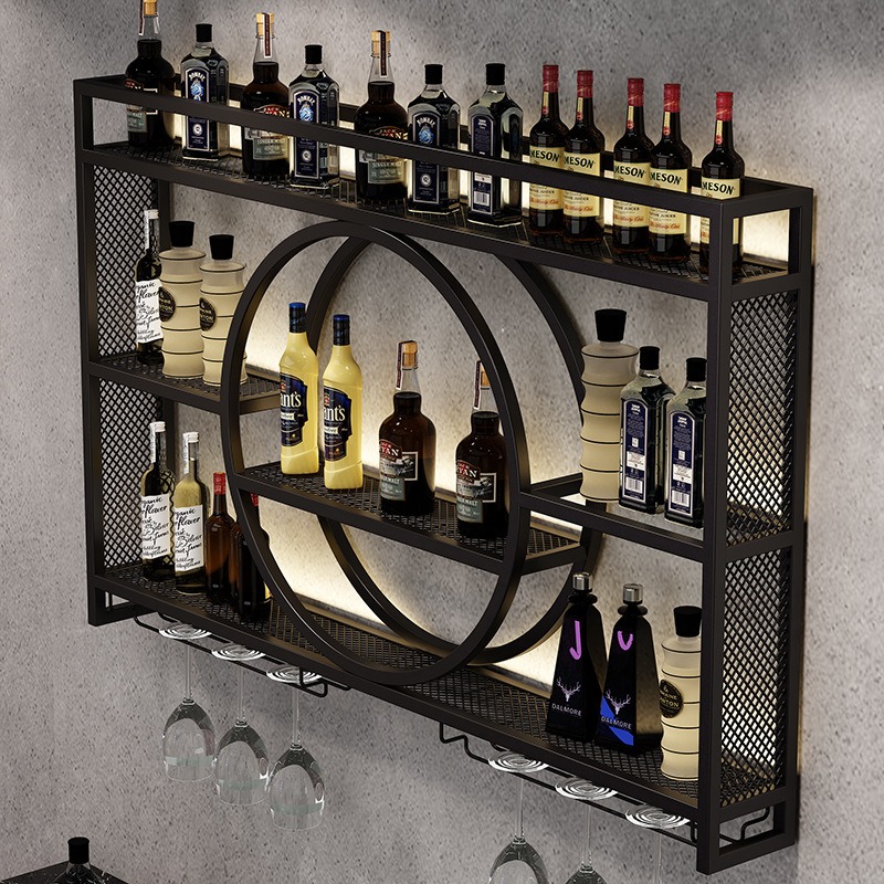 Bar şarap rafı duvara monte şa - Home Bar Stand incelemesi ve fiyatı