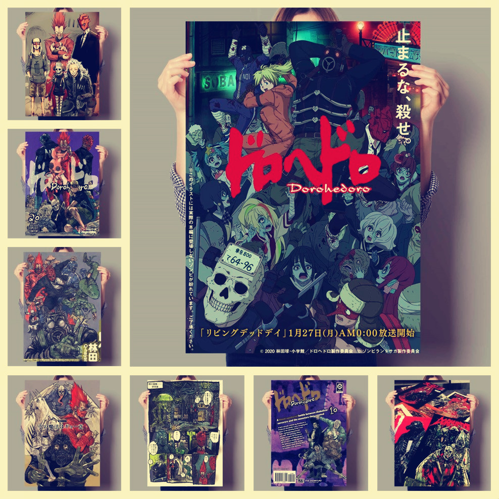 Anime Vintage Dorohedoro Poste - Home Bar Seating incelemesi ve fiyatı