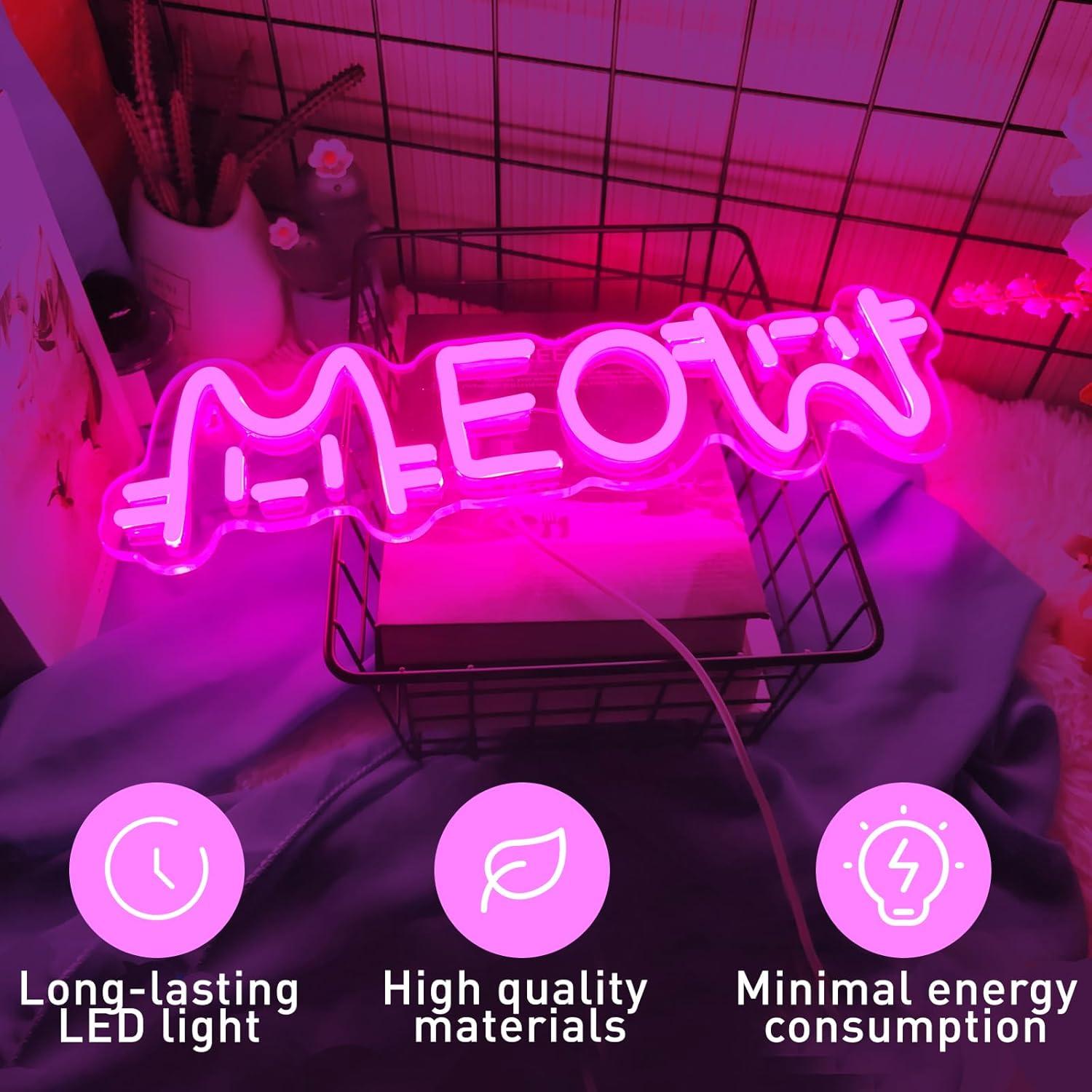 Miyav Neon Tabela Kedi USB Güç - Home Bar Signs incelemesi ve fiyatı