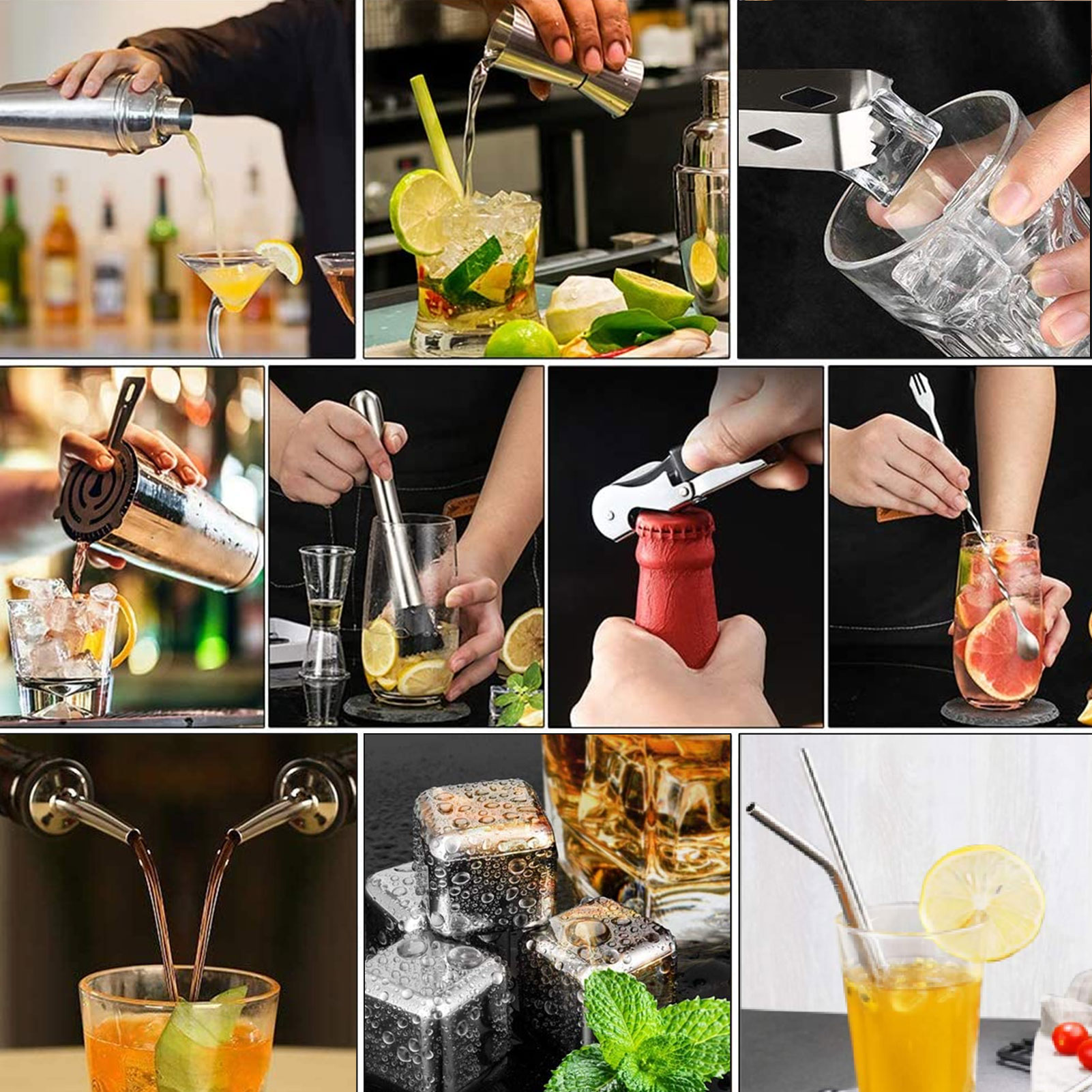 Kokteyl yapma seti çalkalayıcı - Cocktail Recipe Book incelemesi ve fiyatı